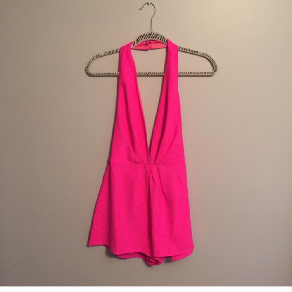 Bright Pink Tobi Romper